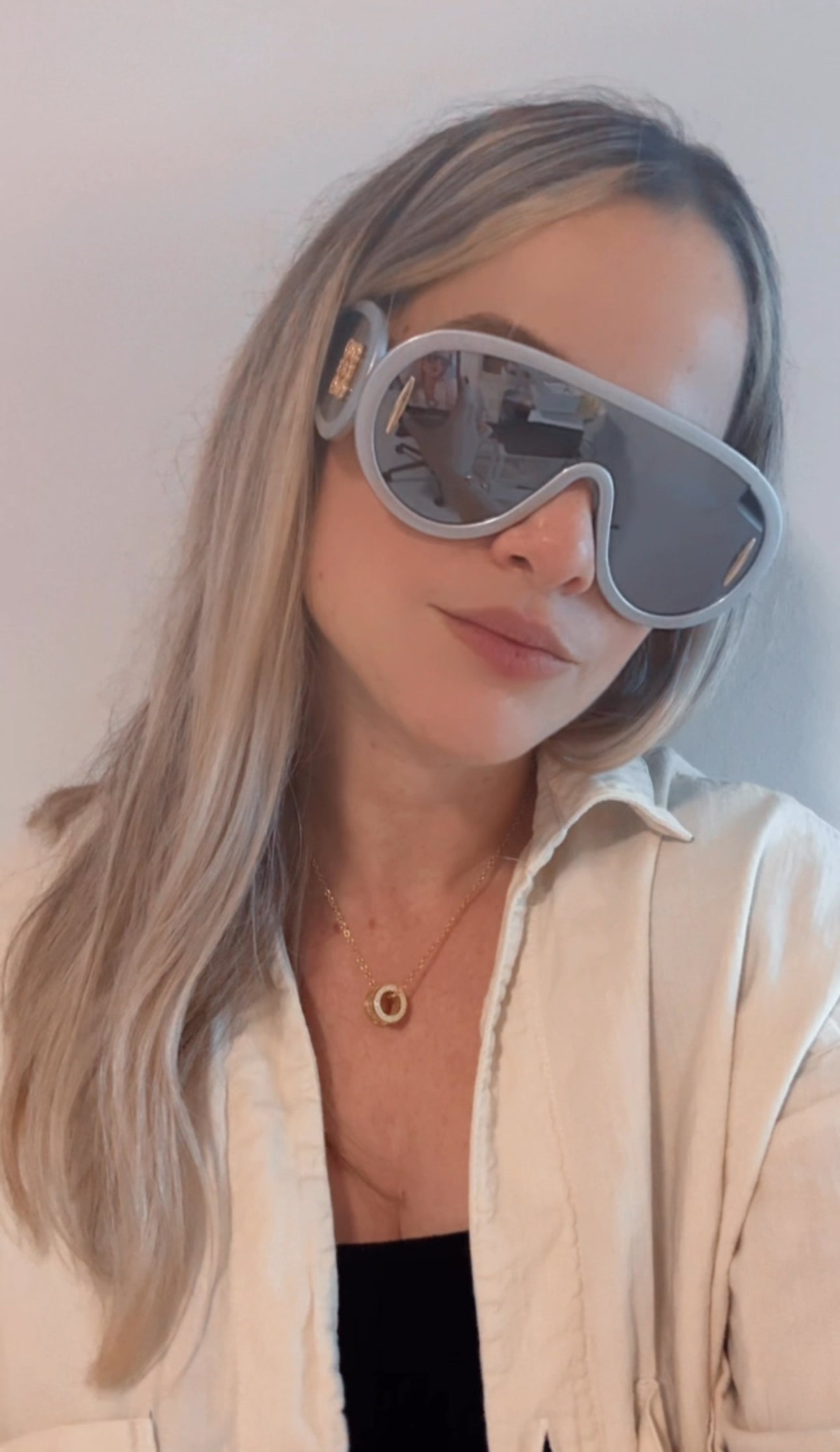 L BLACK&GOLD SUNGLASSES REF 9