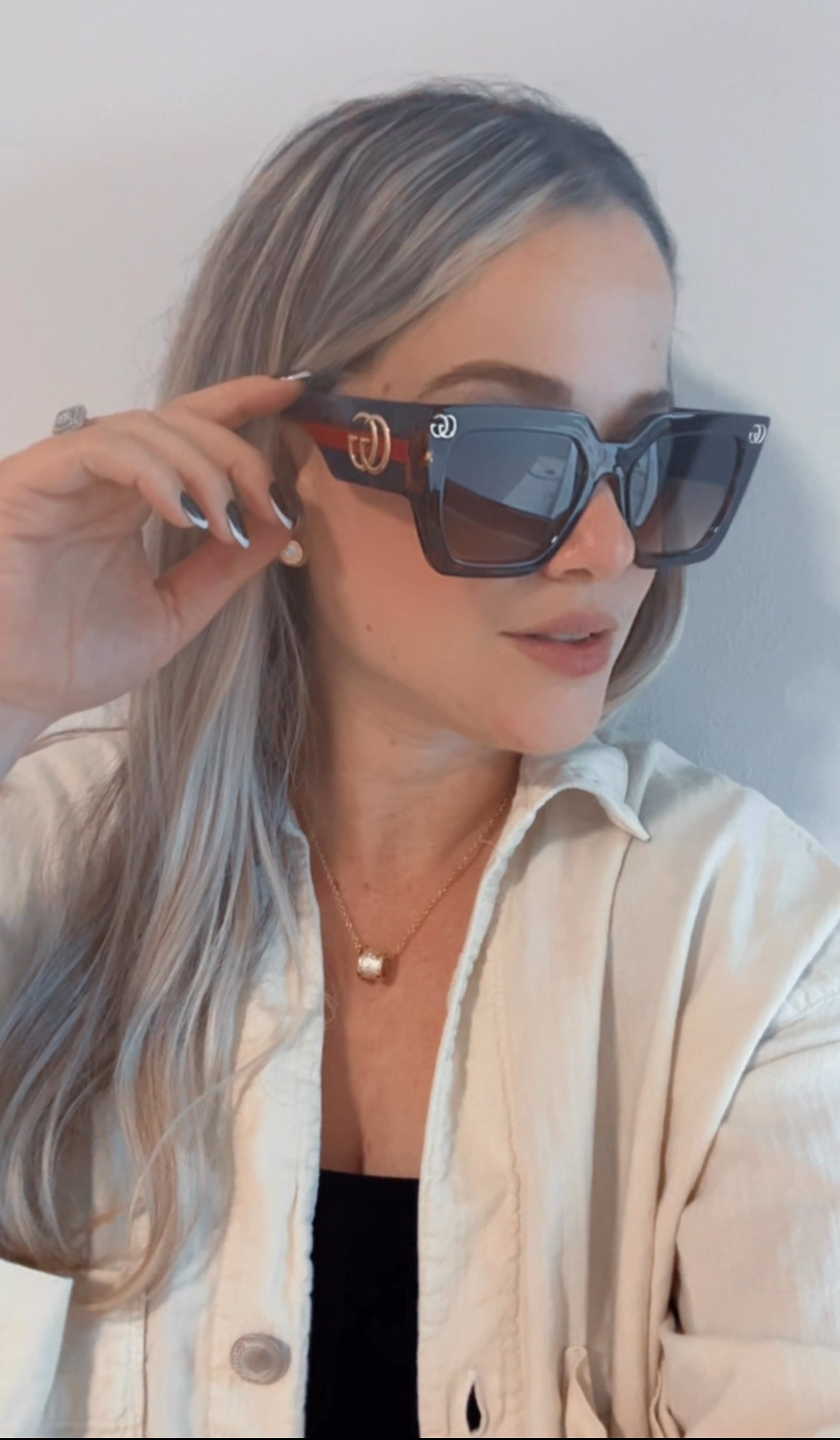 G GREEN & RED SUNGLASSES
