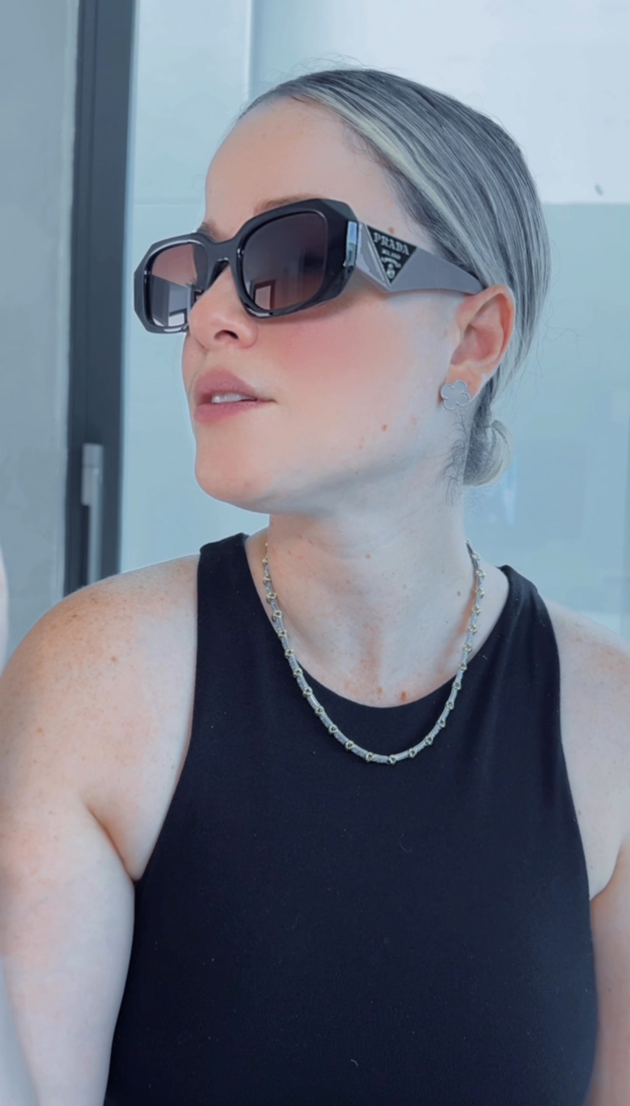P BROWN & GRAY SUNGLASSES