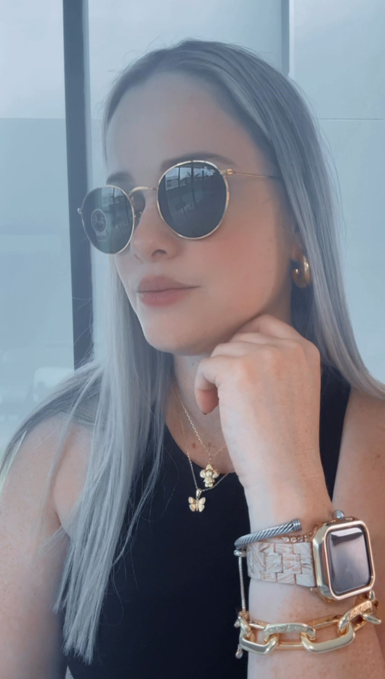 R COLORS ROUND SUNGLASSES REF 15