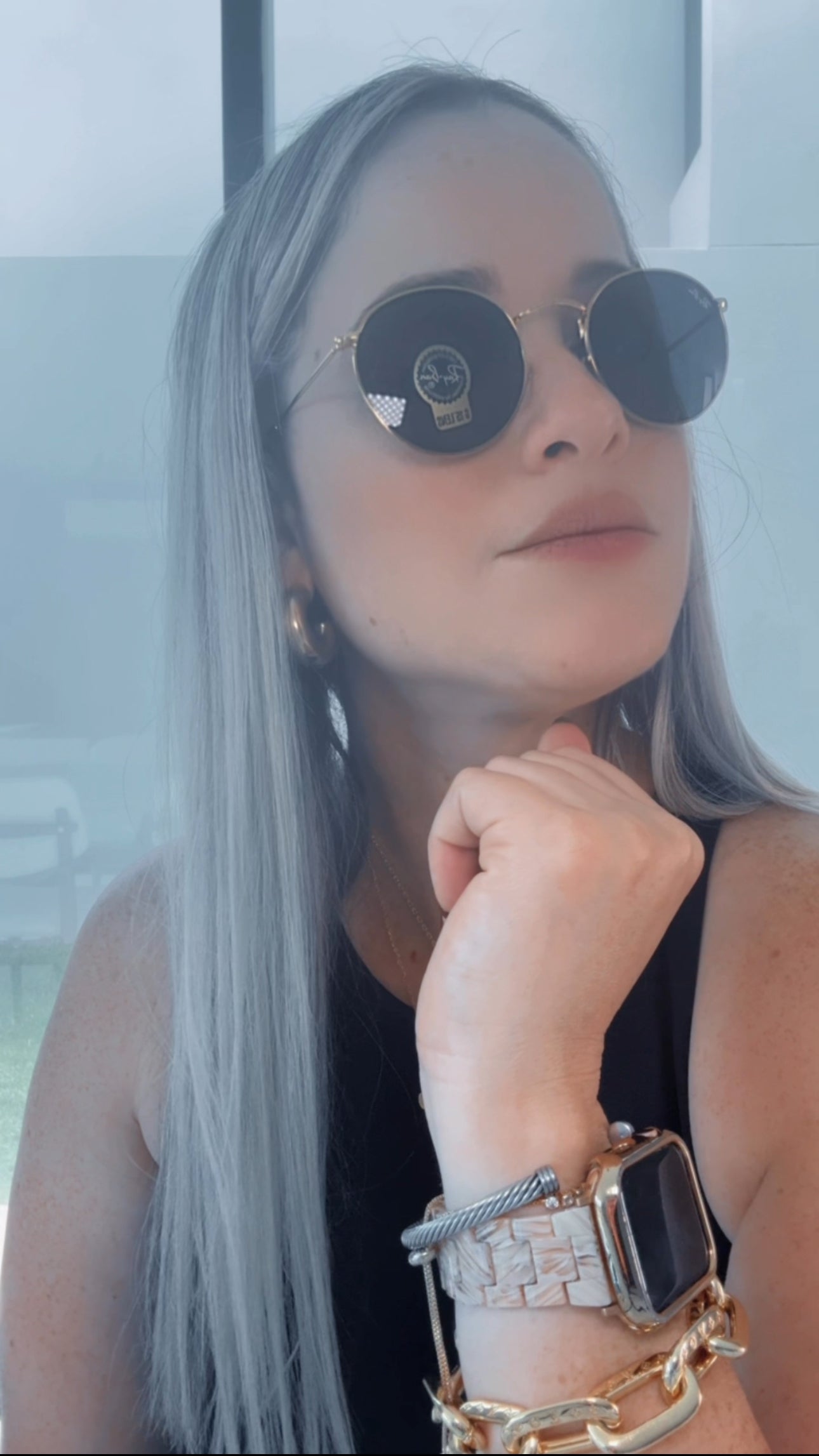 R COLORS ROUND SUNGLASSES REF 15