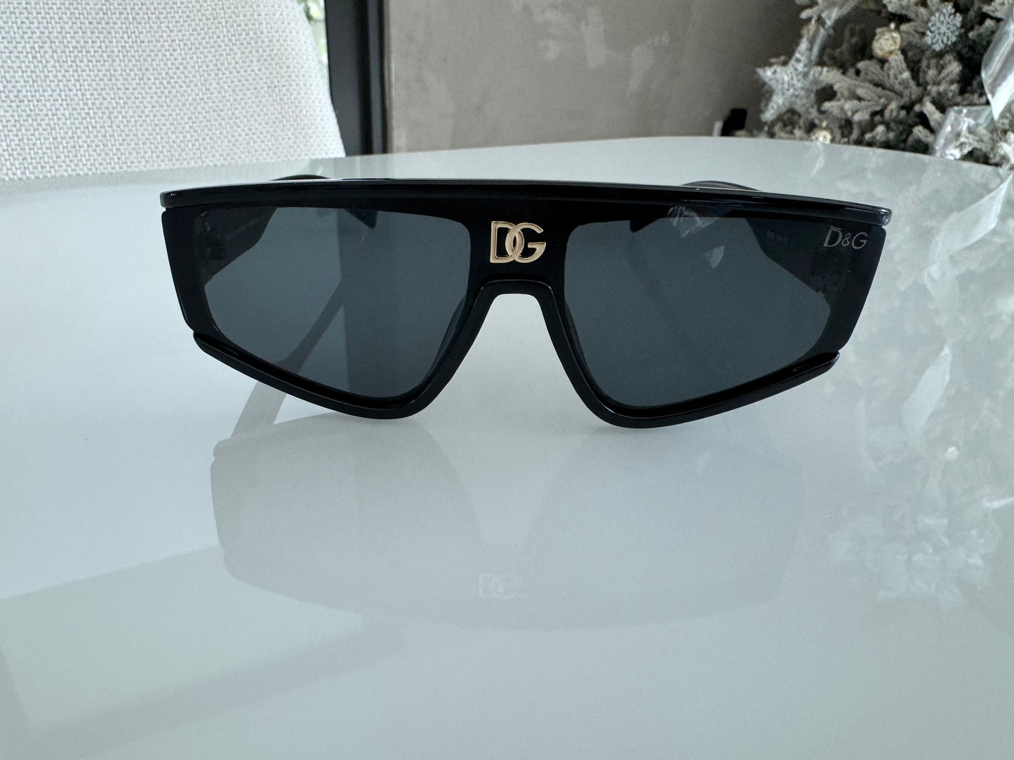 D COLORS BROWN SILVER BLACK PRINT SUNGLASSES