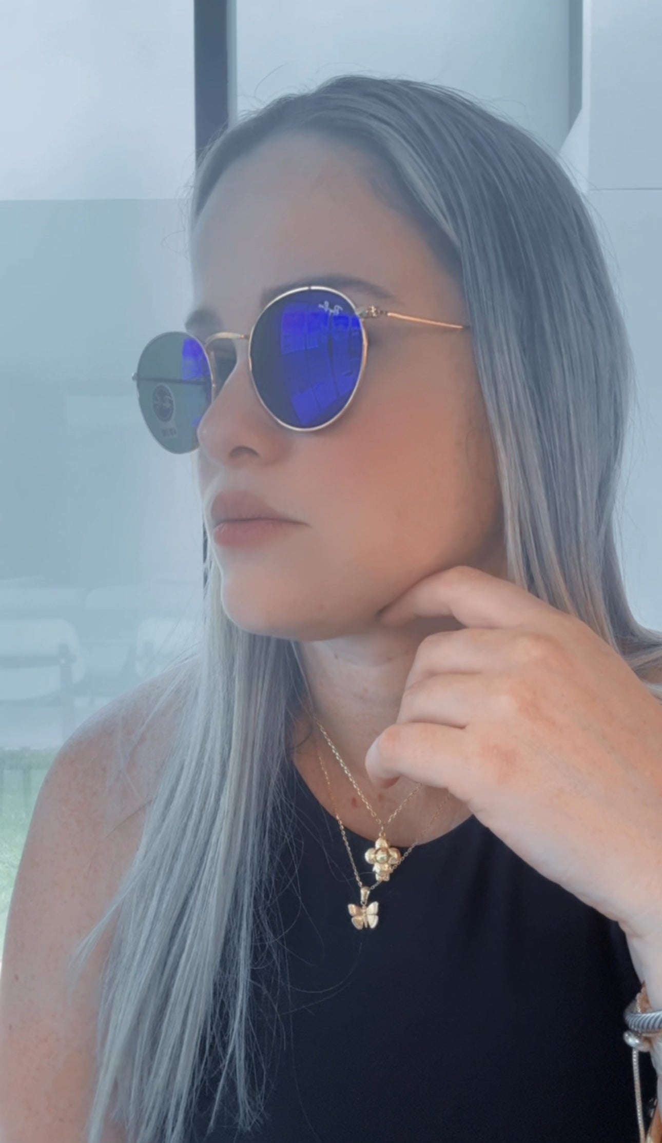 R COLORS ROUND SUNGLASSES REF 15