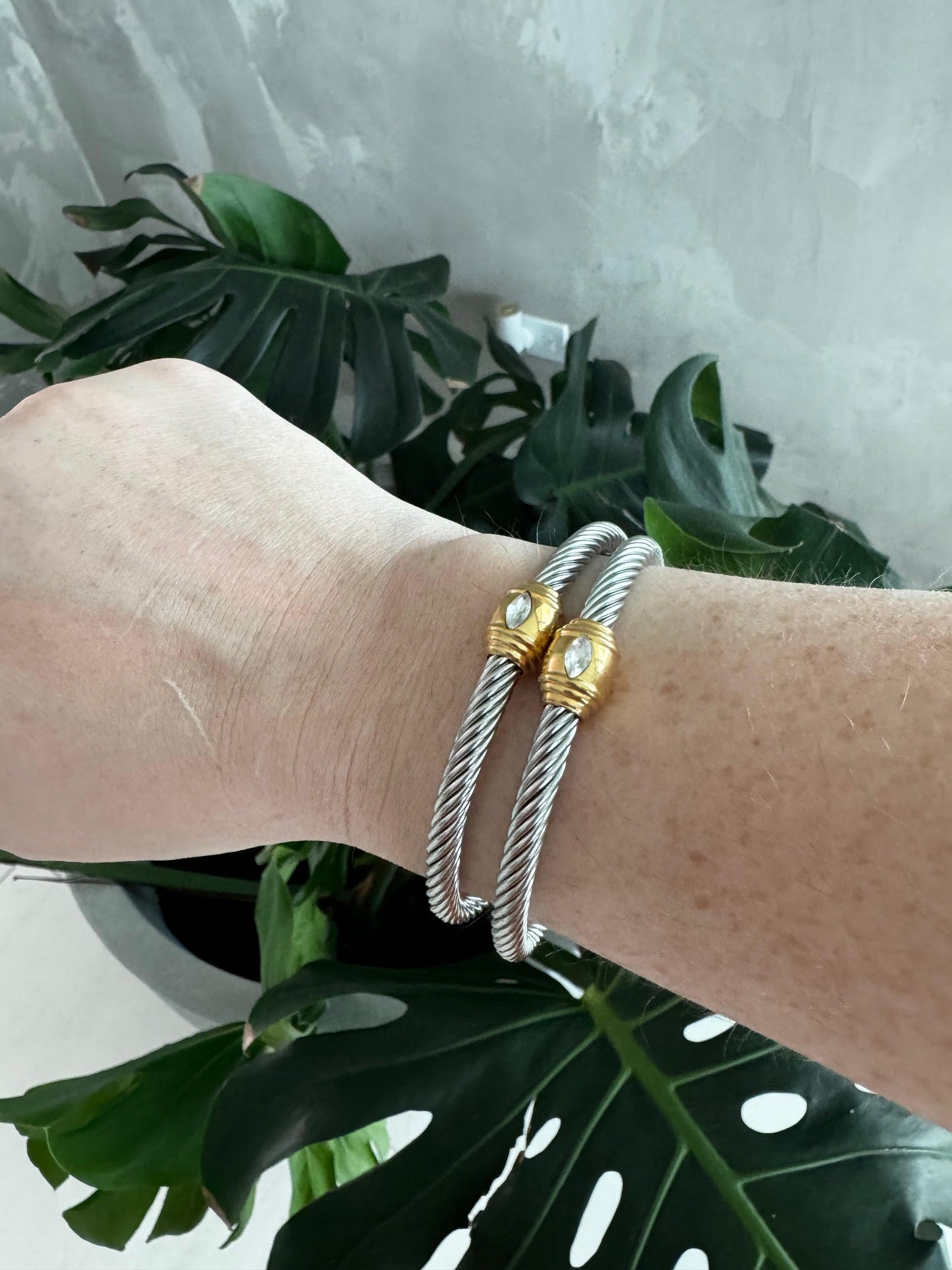 GOLD & SILVER LULU BANGLE
