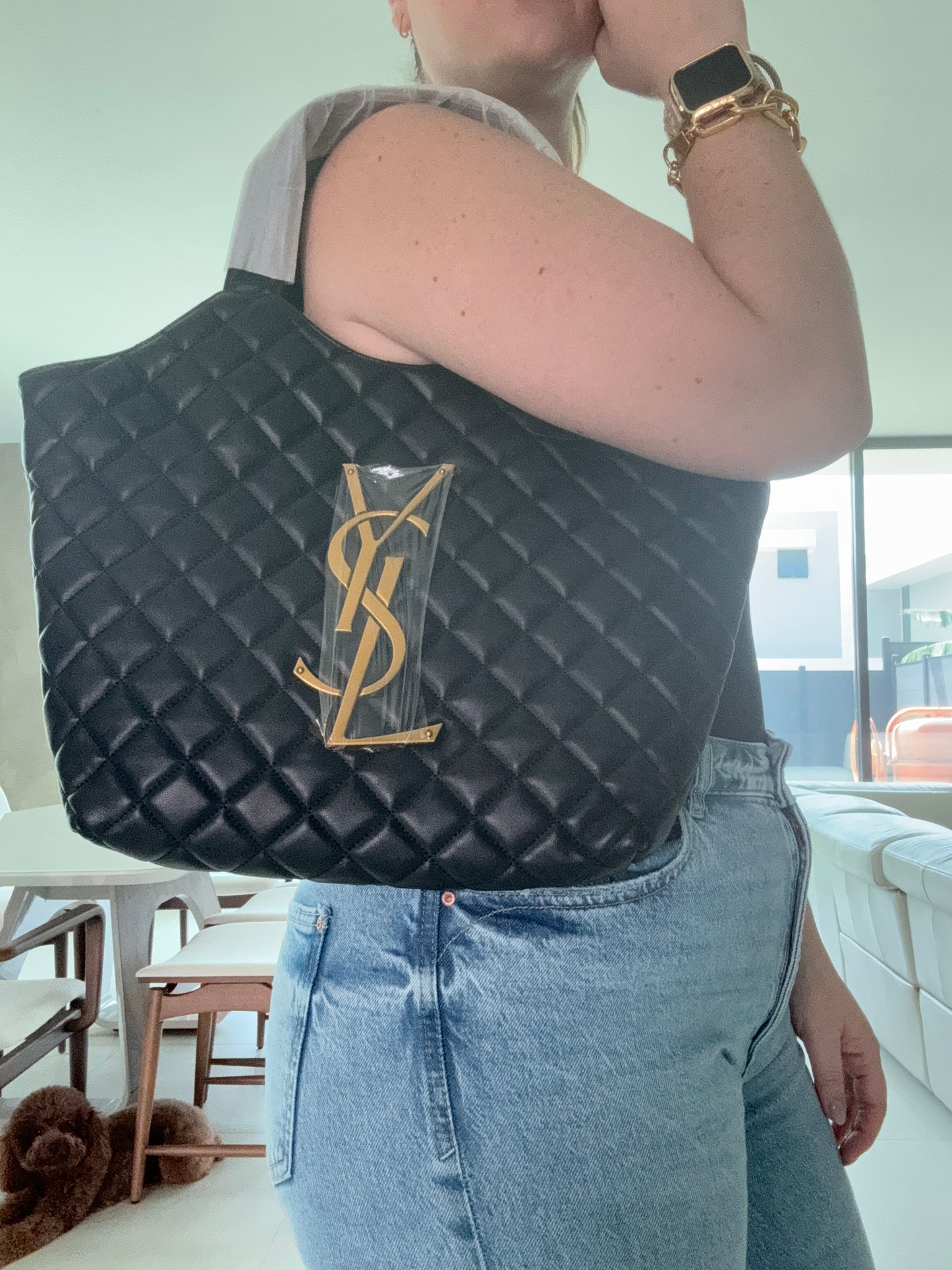 YS BLACK&GOLD BAG