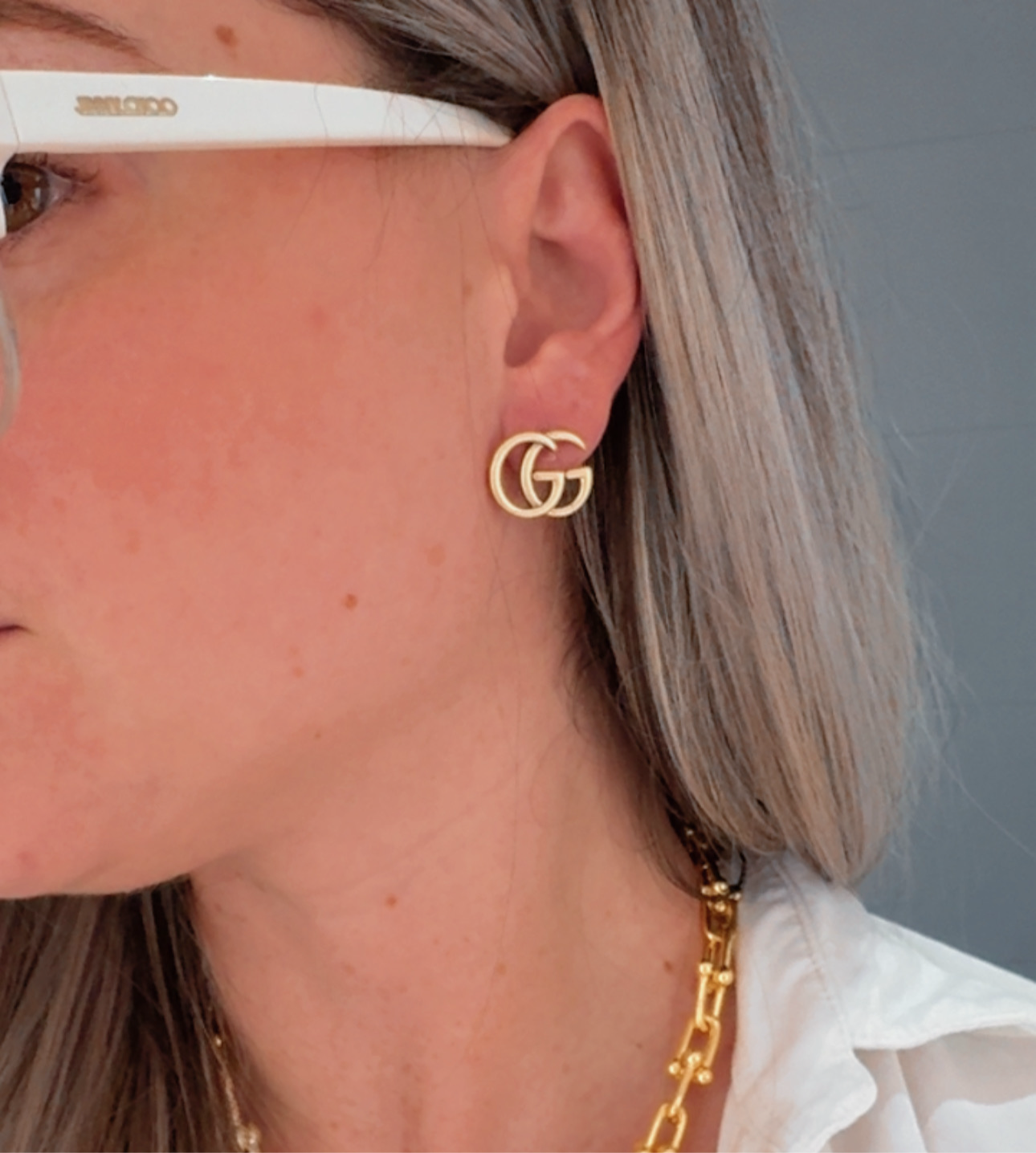 G GOLD EARRINGS