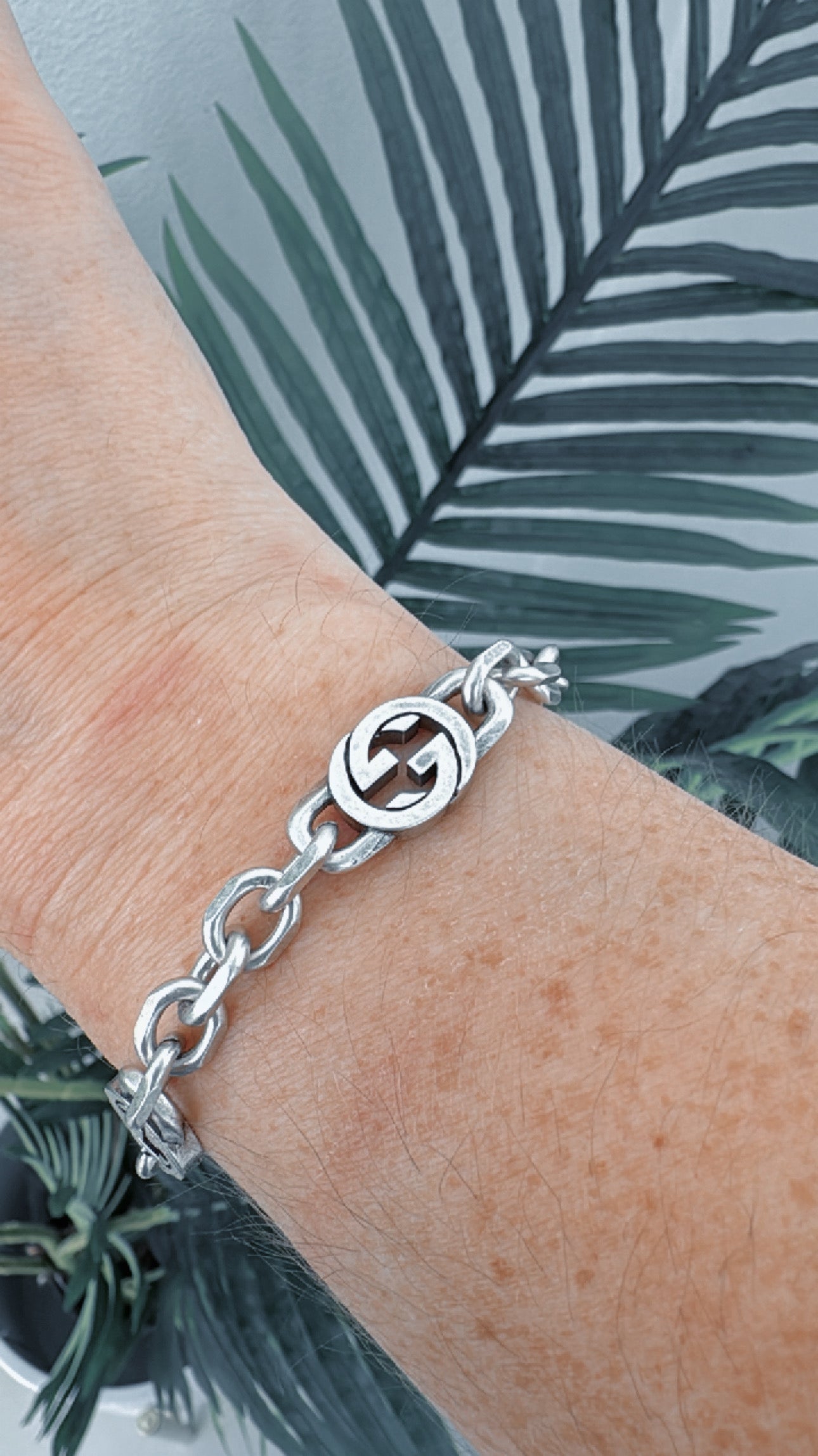 Gg SILVER NECKLACE BRACELET