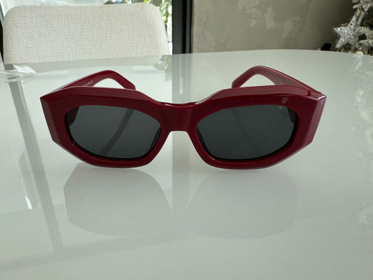 P COLORS BLACK BROWN WHITE SUNGLASSES
