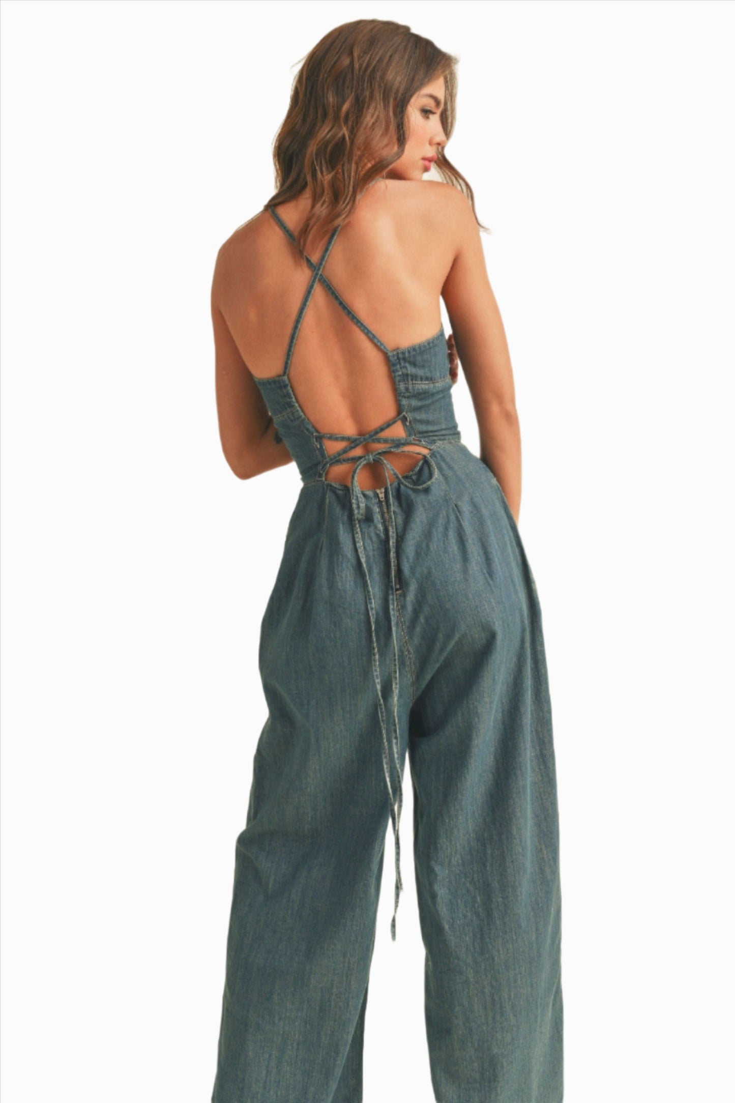 DENIM JUMPSUIT