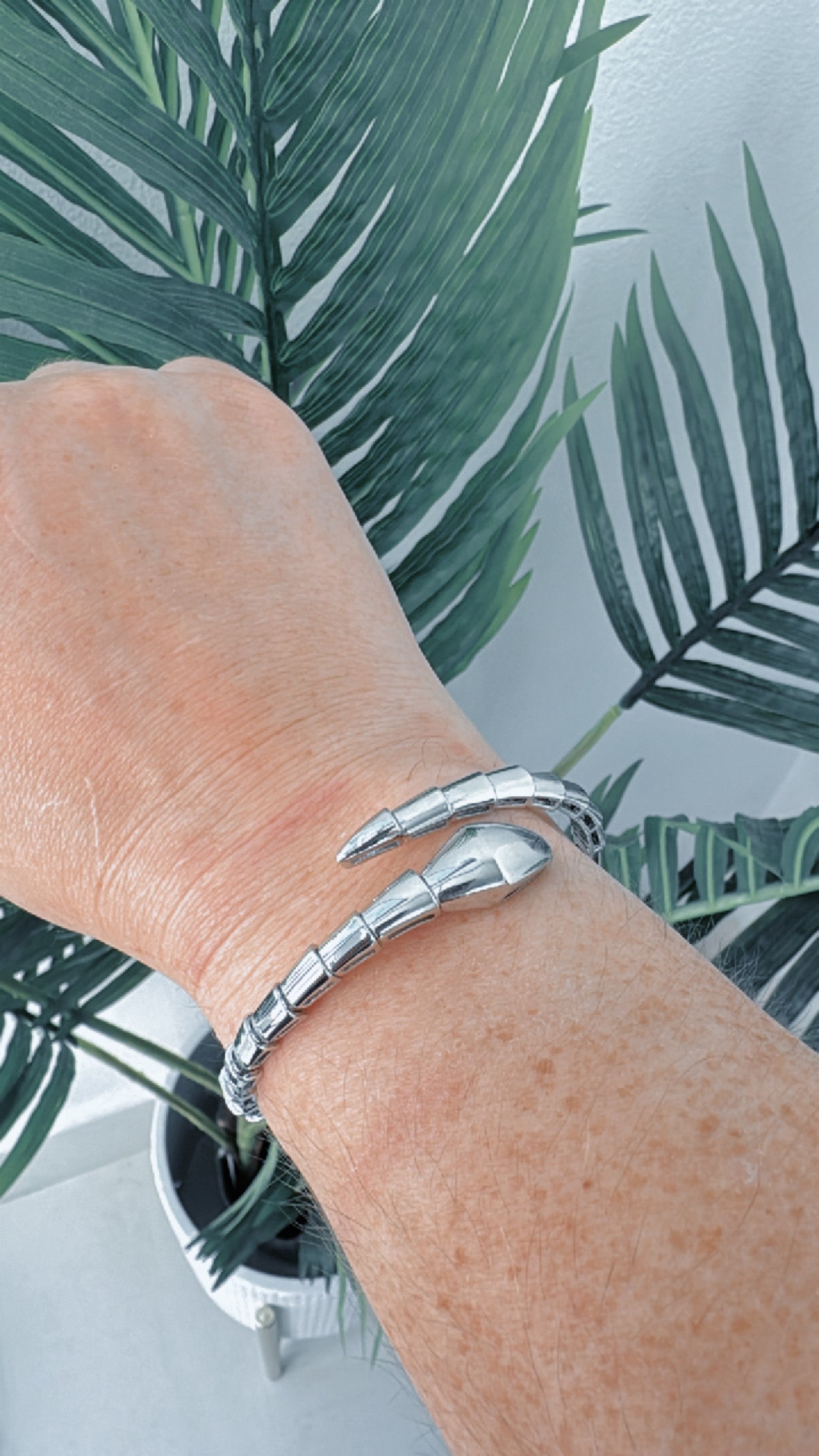 SNAKE COLORS GOLD SILVER BRACELET