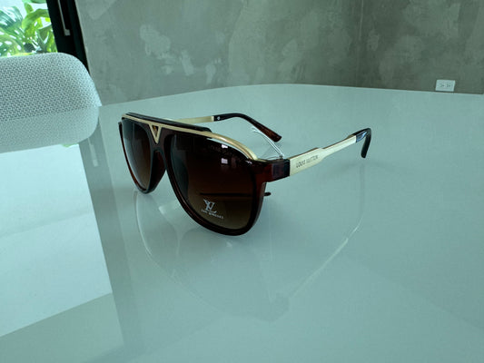 L BROWN SUNGLASSES