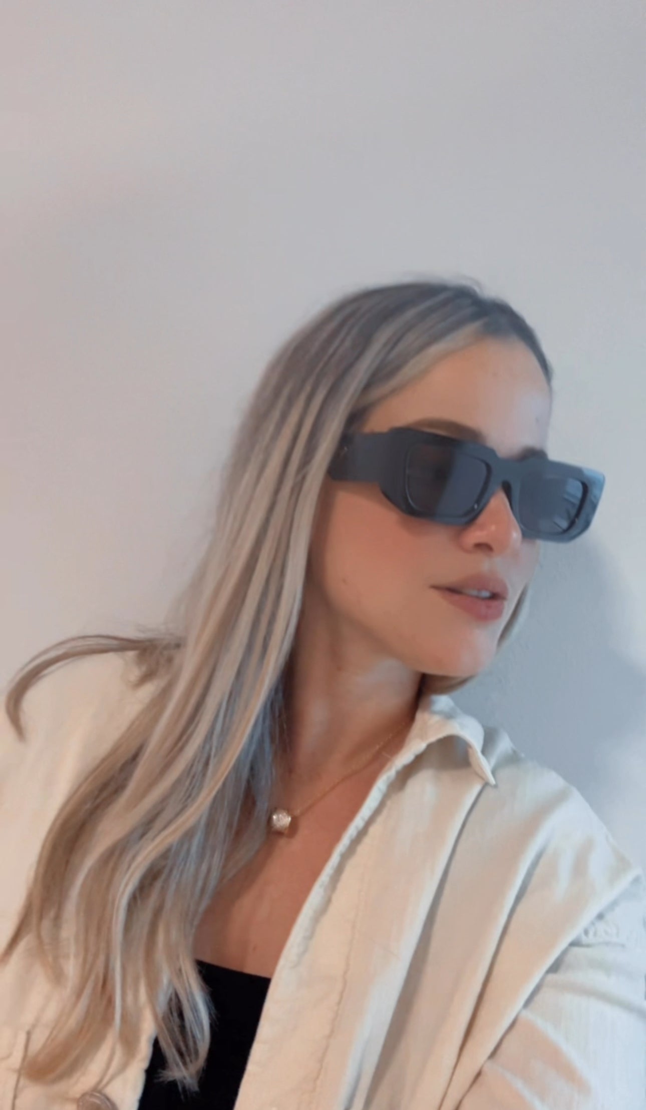 P COLORS BROWN BLACK SUNGLASSES