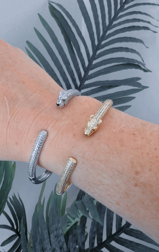 C SILVER GOLD BRACELET