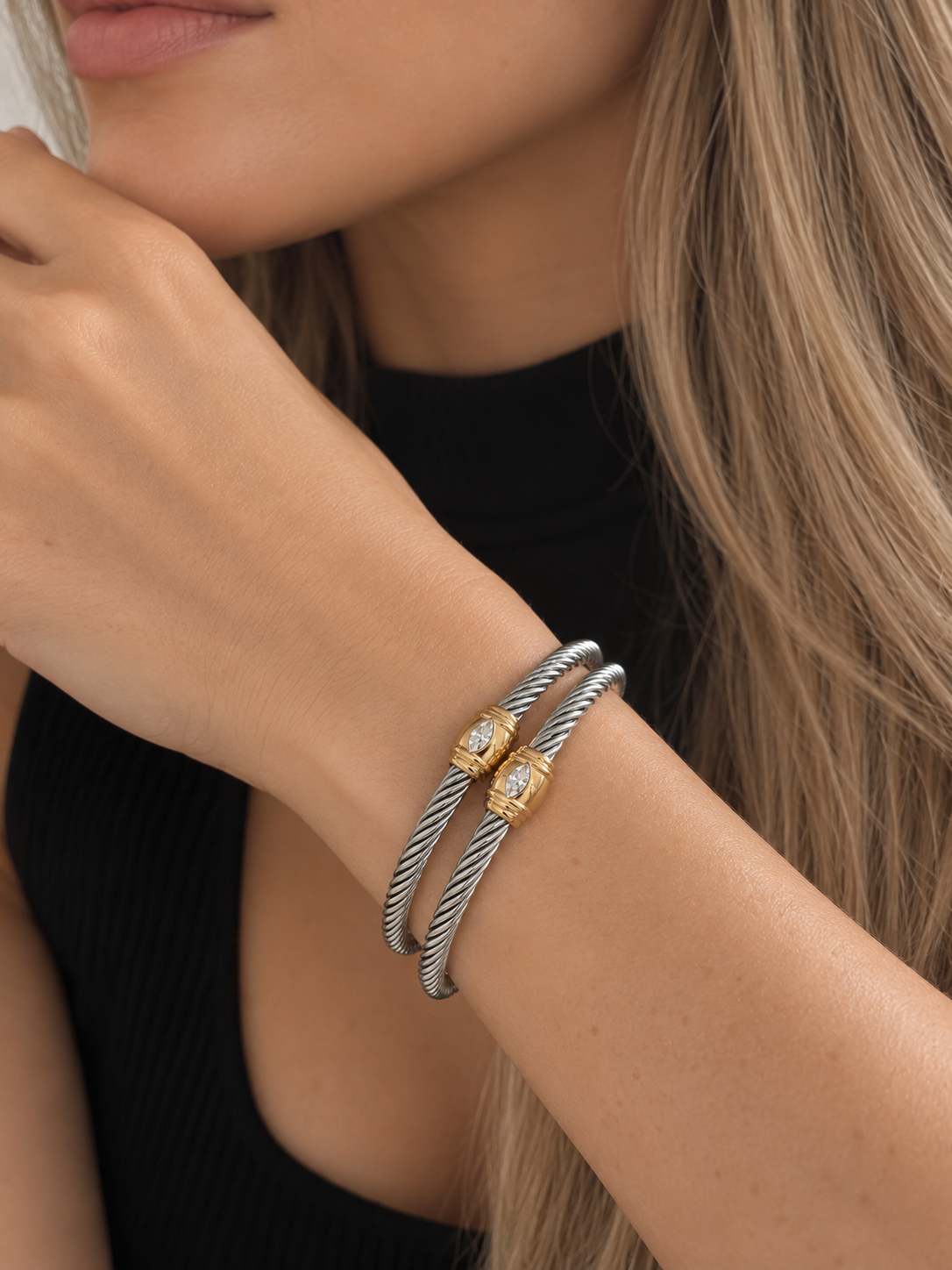 GOLD & SILVER LULU BANGLE