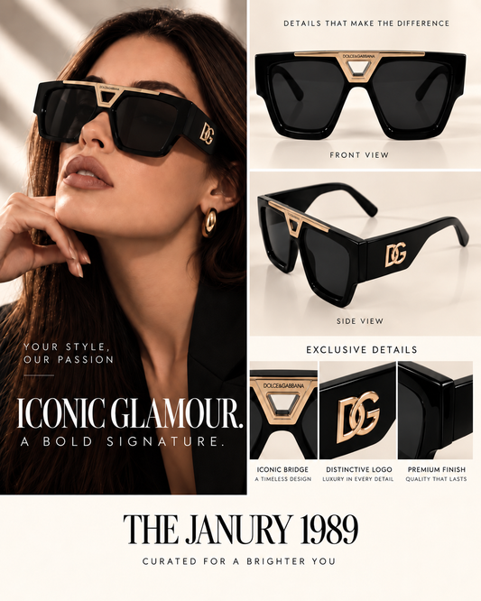 D COLORS BLACK AND WHITE SUNGLASSES