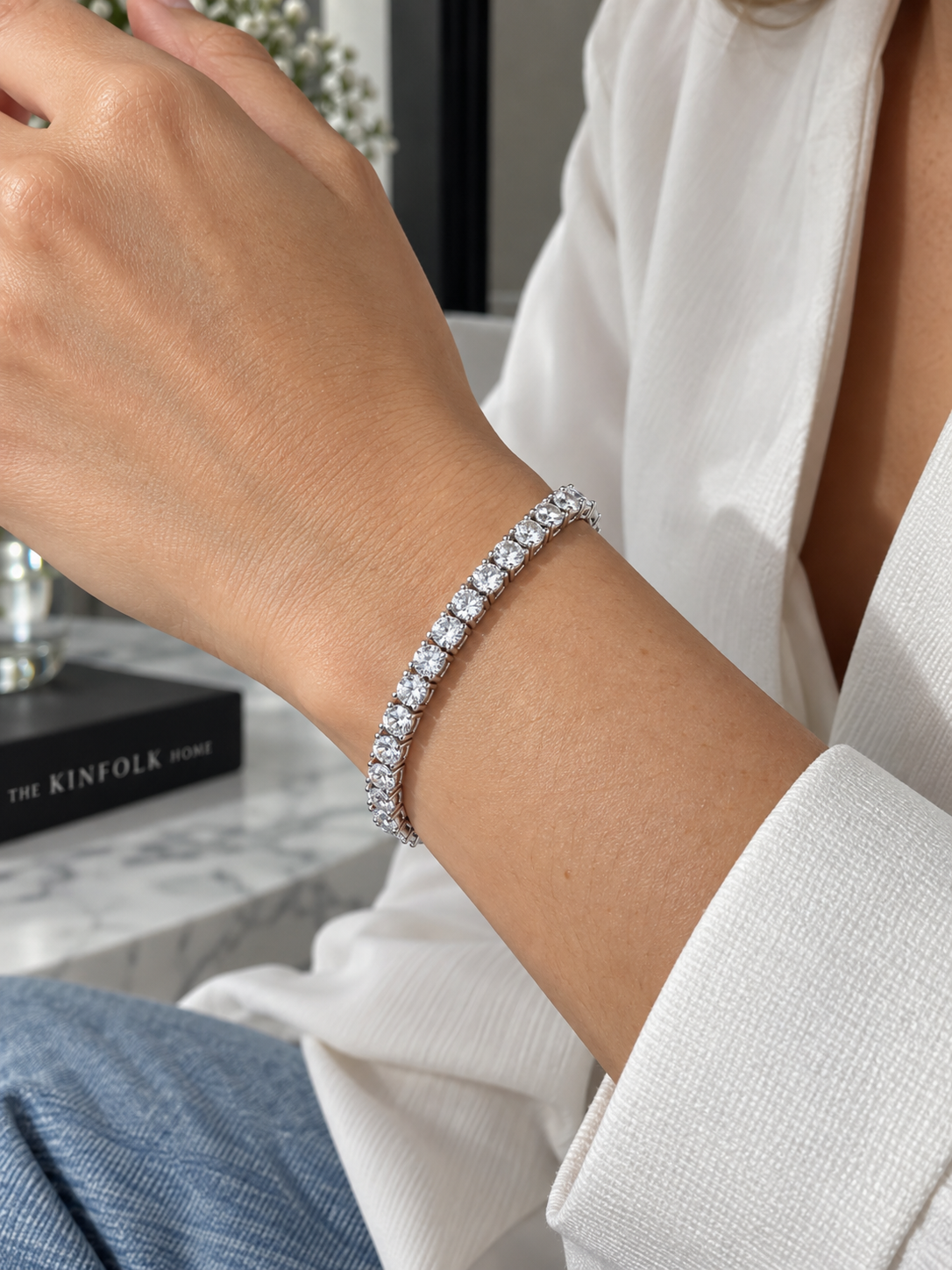 C RHINESTONE BRACELET