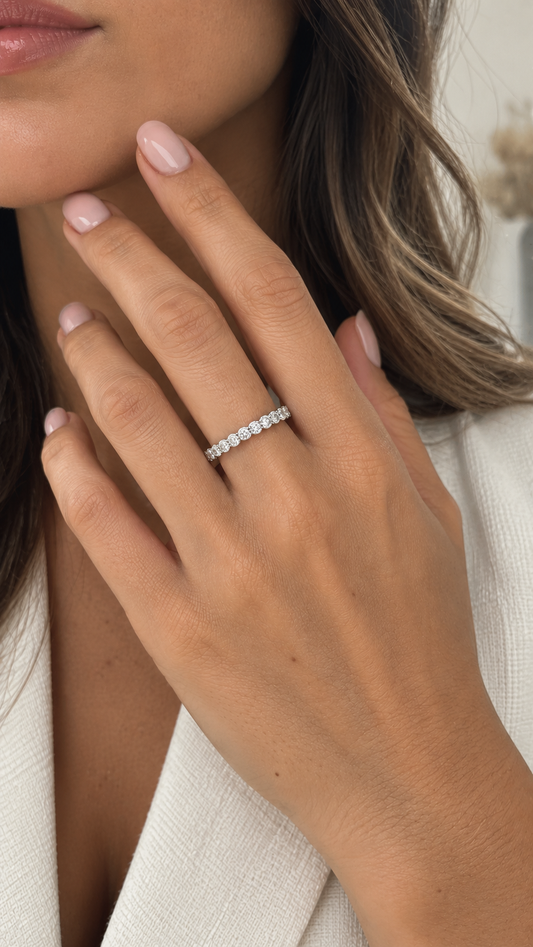 C SILVER RING