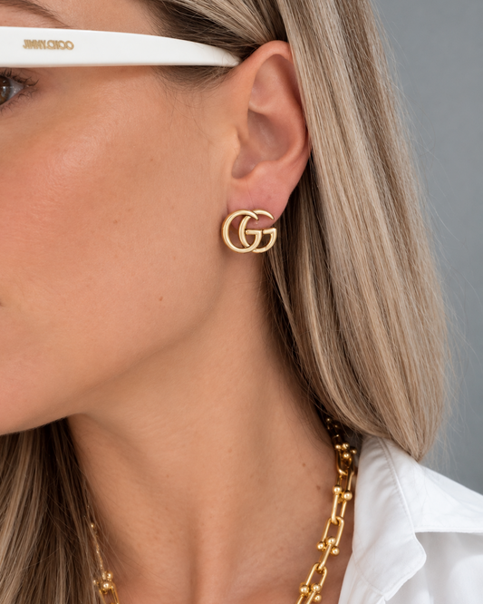 G GOLD EARRINGS