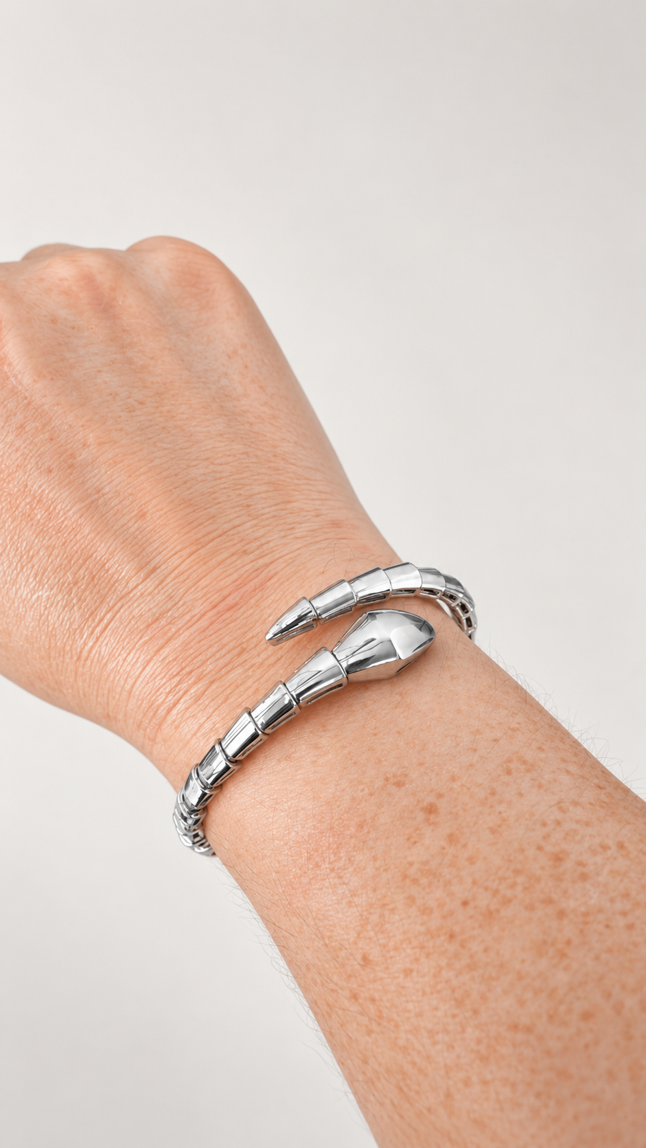 SNAKE COLORS GOLD SILVER BRACELET