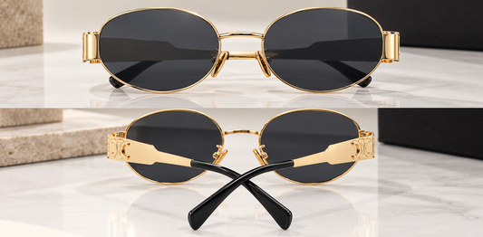 C BLACK&GOLD SUNGLASSES REF 3