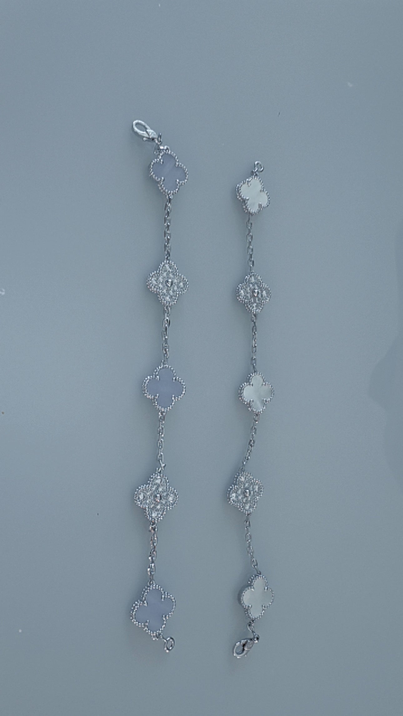 VC SILVER GOLD BLACK AND WHITE BRACELET