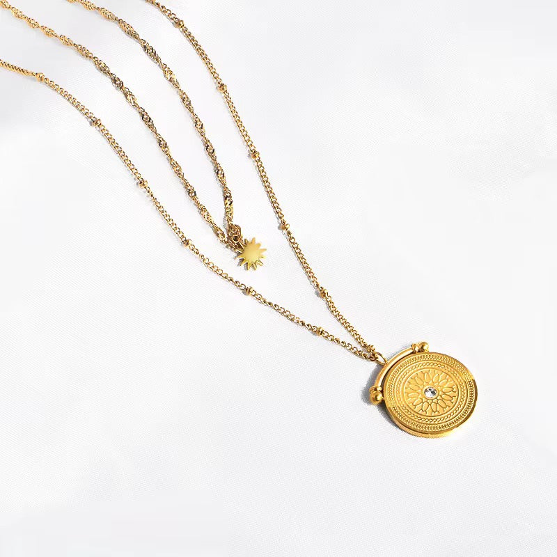 SAMARA GOLD NECKLACE WATERPROOF 18K GOLD PLATED
