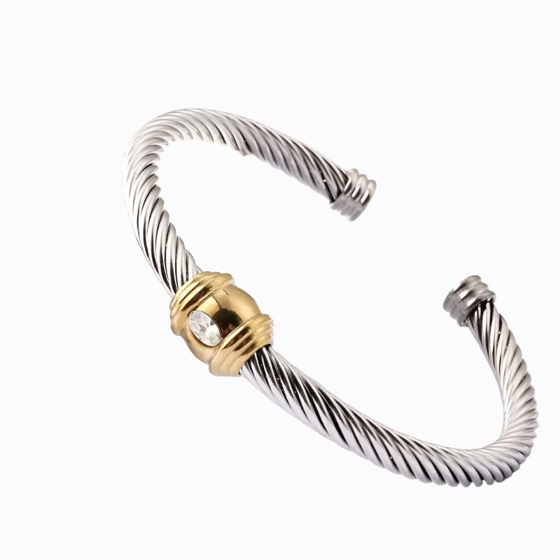 GOLD & SILVER LULU BANGLE