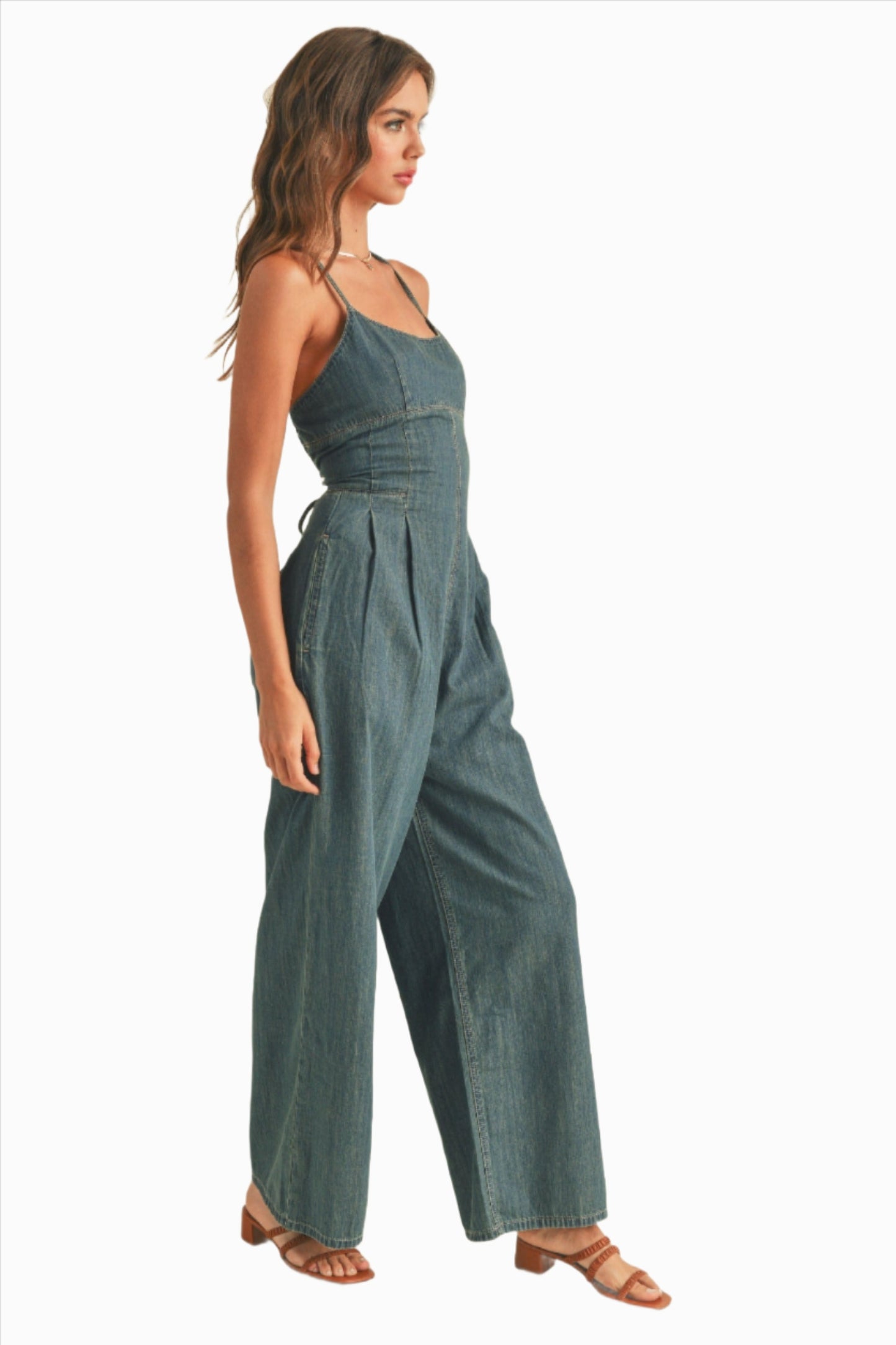 DENIM JUMPSUIT