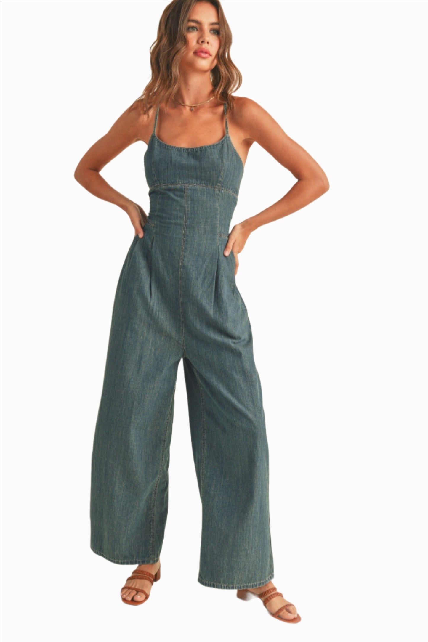 DENIM JUMPSUIT