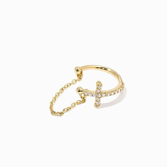 LA CRUZ EAR CUFF - GOLD