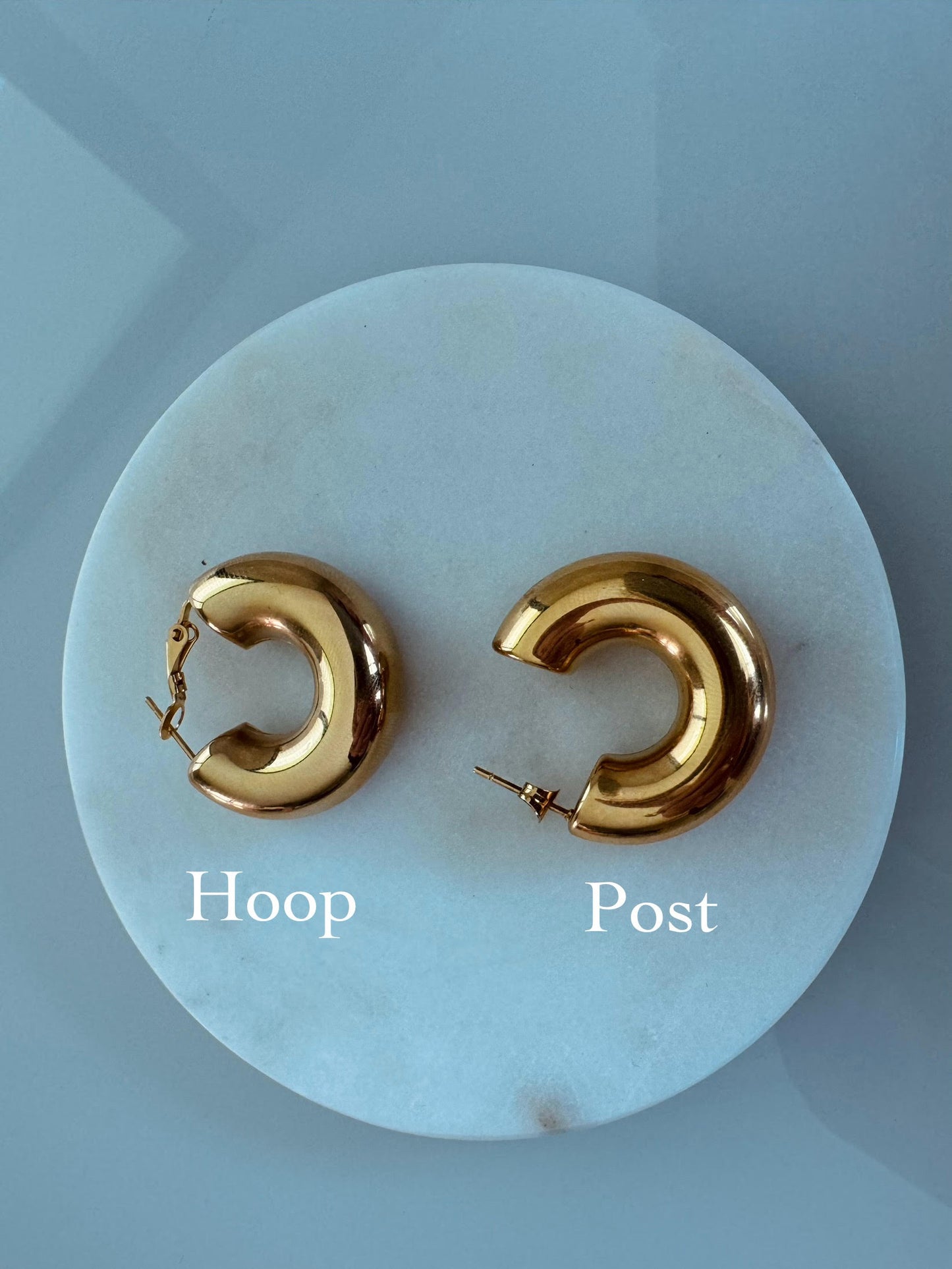 GOLD CHUNKY EARRINGS